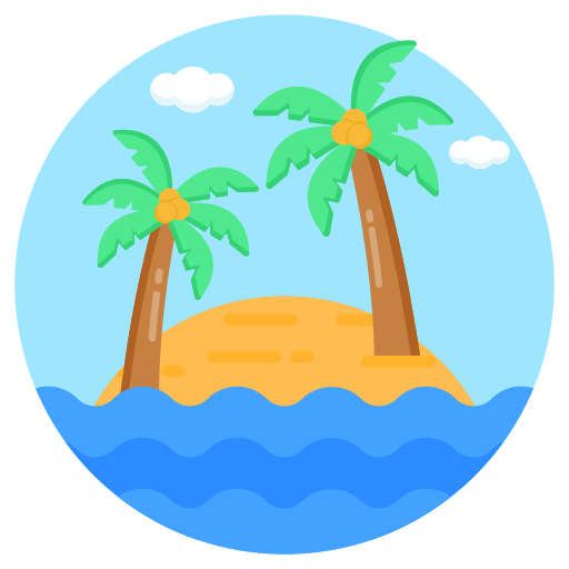 plaża Generic Circular ikona