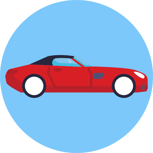 Sport car Generic Circular icon