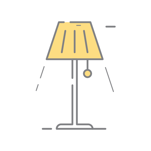 lampa podłogowa Generic Fill & Lineal ikona
