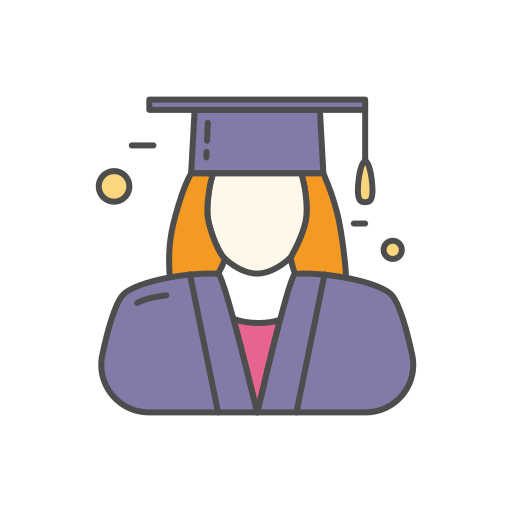 studentin Generic Outline Color icon