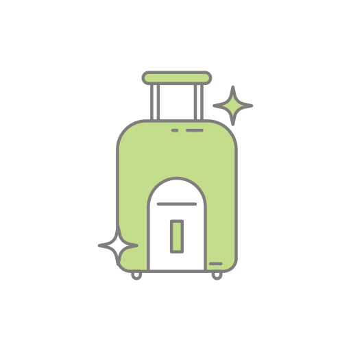 bolsa de viaje Generic Fill & Lineal icono