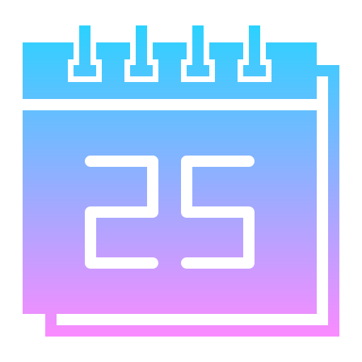 日にち Generic Flat Gradient icon