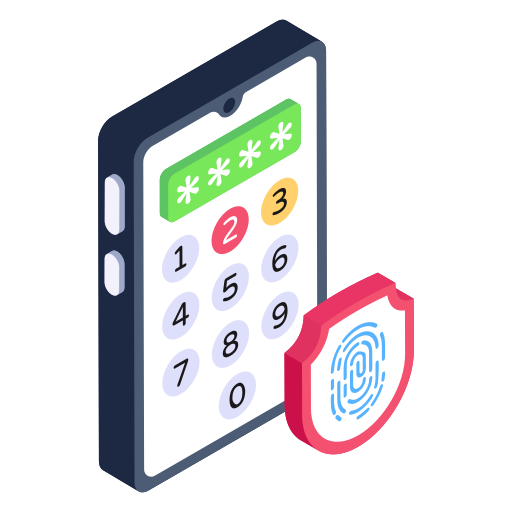 mot de passe mobile Generic Isometric Icône
