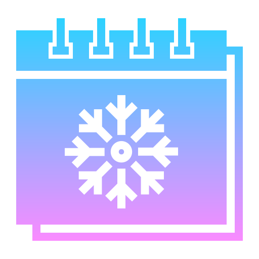 Śnieg Generic Flat Gradient ikona