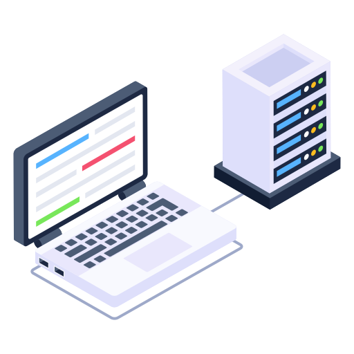 servercontrole Generic Isometric icoon