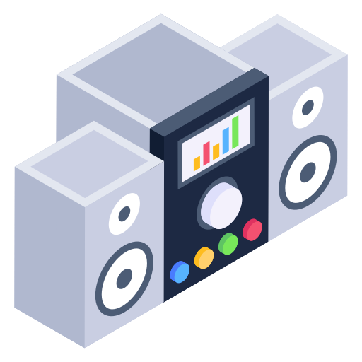 Sound system Generic Isometric icon