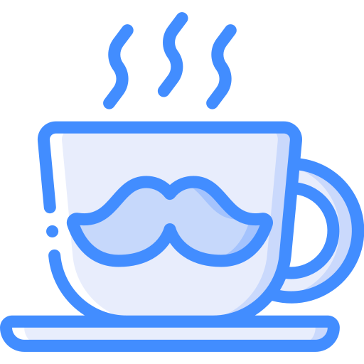 Cup Basic Miscellany Blue icon