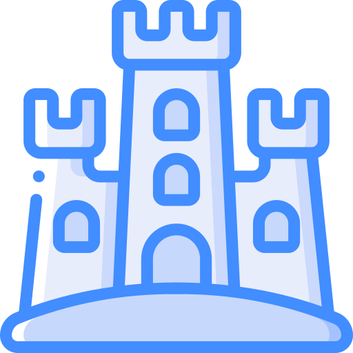 castillo de arena Basic Miscellany Blue icono