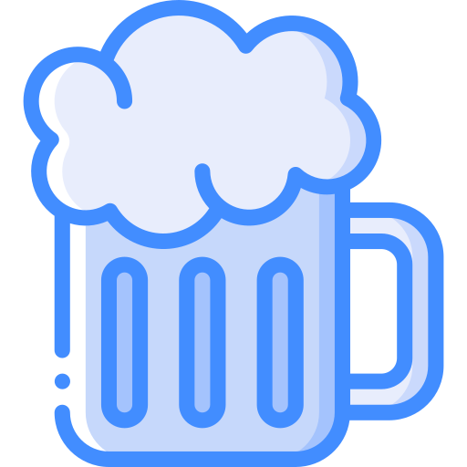 Beer Basic Miscellany Blue icon