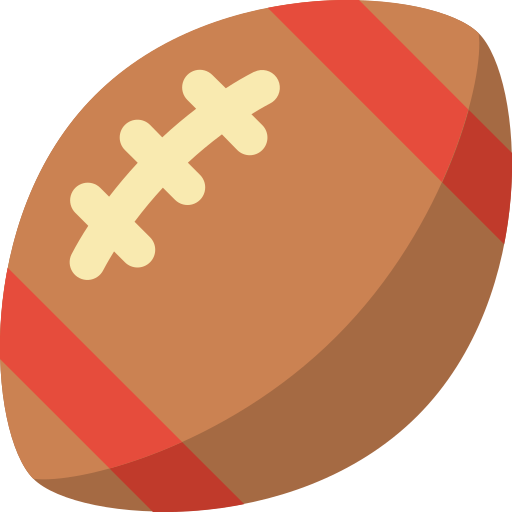 fútbol americano Basic Miscellany Flat icono