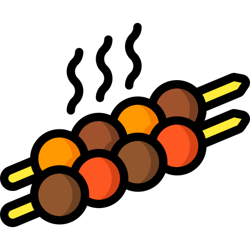 Кебаб Basic Miscellany Lineal Color иконка