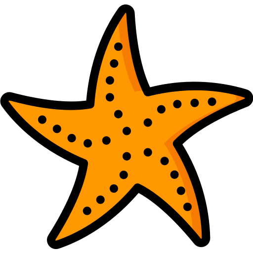 Starfish Basic Miscellany Lineal Color icon