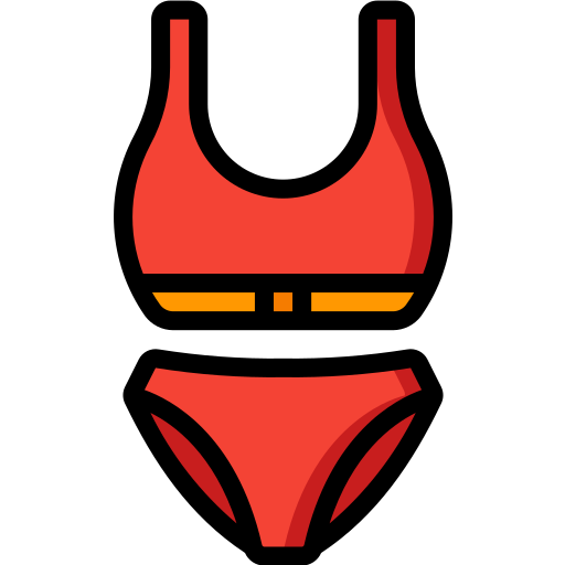 Swimming suit Basic Miscellany Lineal Color icon