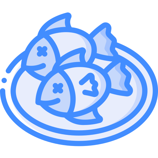 peixe Basic Miscellany Blue Ícone