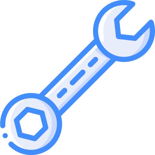 Spanner Basic Miscellany Blue icon