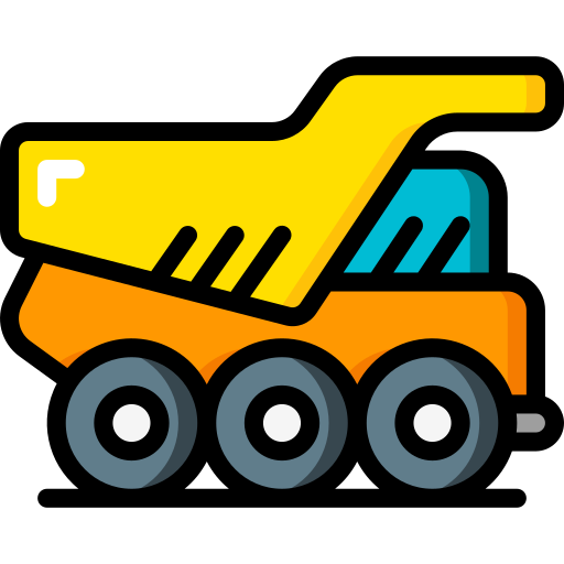 Dump truck Basic Miscellany Lineal Color icon