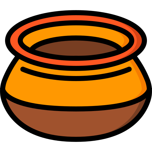 Cooking pot Basic Miscellany Lineal Color icon