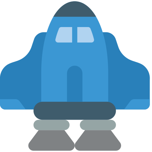 Rocket Basic Miscellany Flat icon