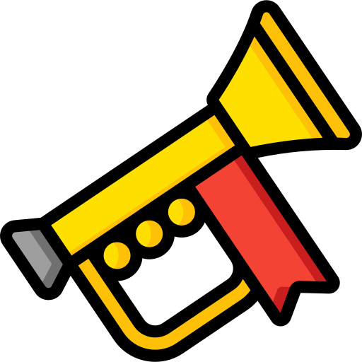 Trumpet Basic Miscellany Lineal Color icon