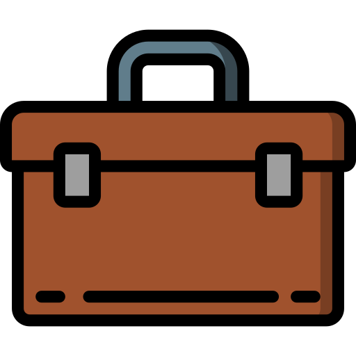Briefcase Basic Miscellany Lineal Color icon