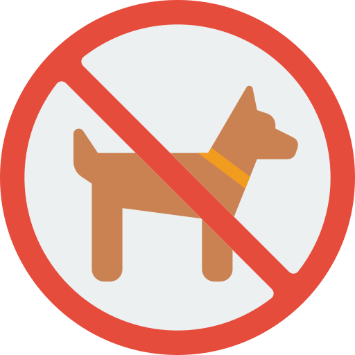No pets allowed Basic Miscellany Flat icon