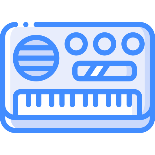 piano Basic Miscellany Blue icoon