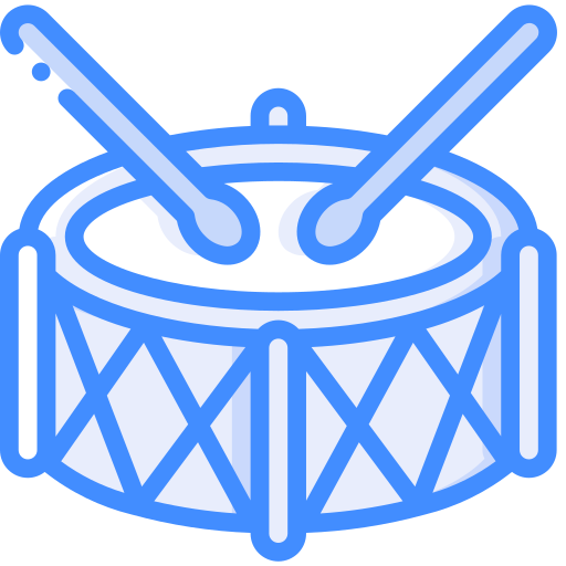 tambor Basic Miscellany Blue Ícone