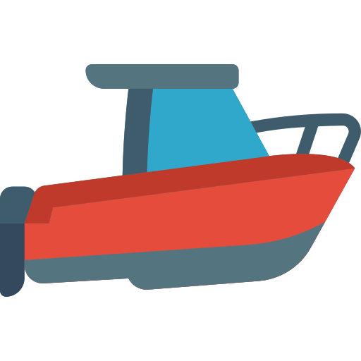 Speed boat Basic Miscellany Flat icon