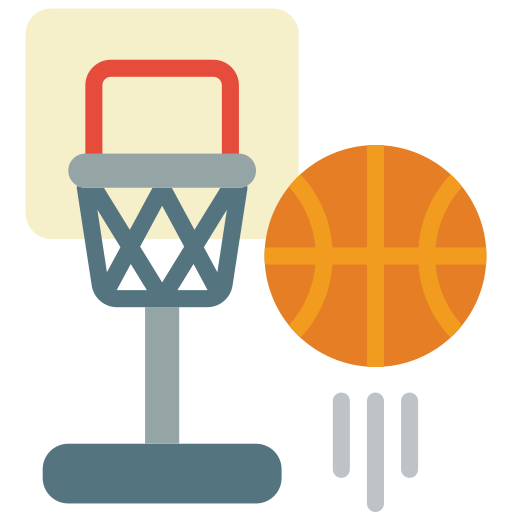 Basket ball Basic Miscellany Flat icon