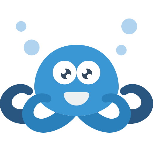 Octopus Basic Miscellany Flat icon