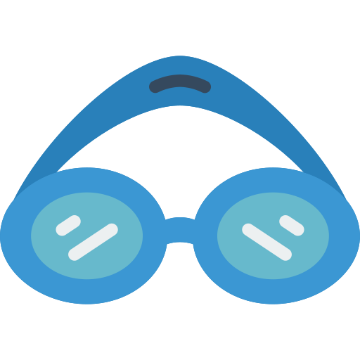 Goggles Basic Miscellany Flat icon