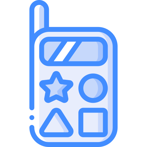 walkie-talkie Basic Miscellany Blue icon