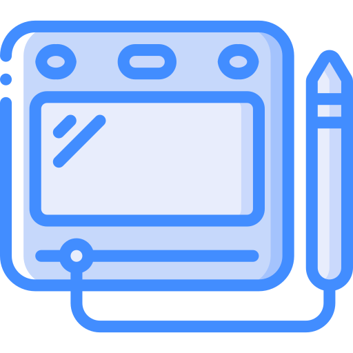 herramientas de dibujo Basic Miscellany Blue icono