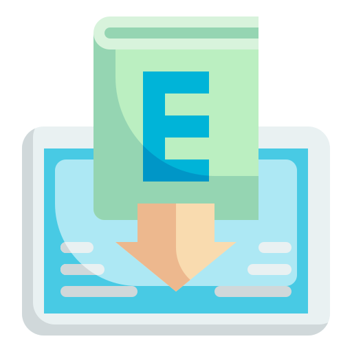 Ebook Wanicon Flat icon