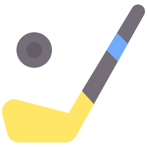 hockey sur glace Good Ware Flat Icône