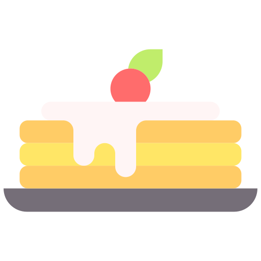 Pancake Good Ware Flat icon