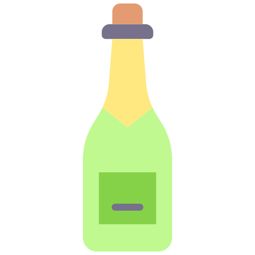シャンパン Good Ware Flat icon