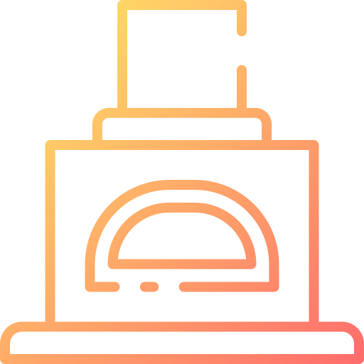 houtgestookte oven Good Ware Gradient icoon