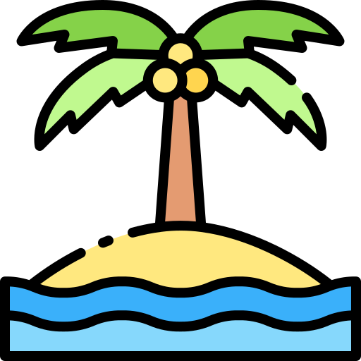 wyspa Good Ware Lineal Color ikona