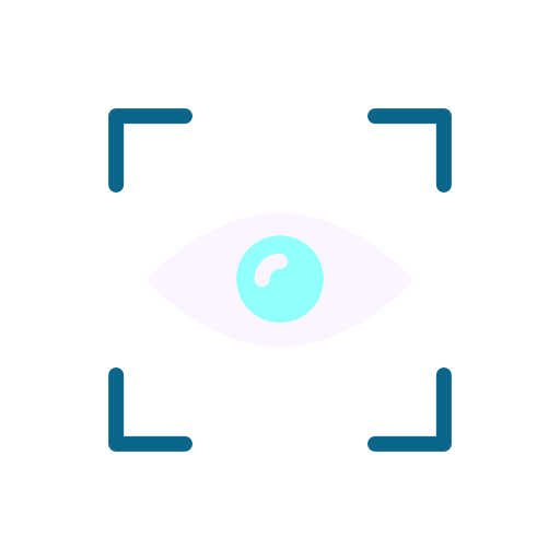 escáner de ojos Good Ware Flat icono