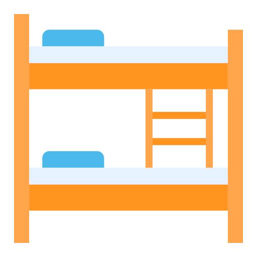 Bunk bed Good Ware Flat icon