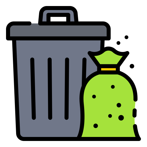 Garbage Good Ware Lineal Color icon