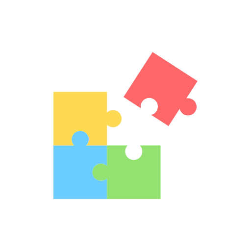 puzzle Good Ware Flat icon