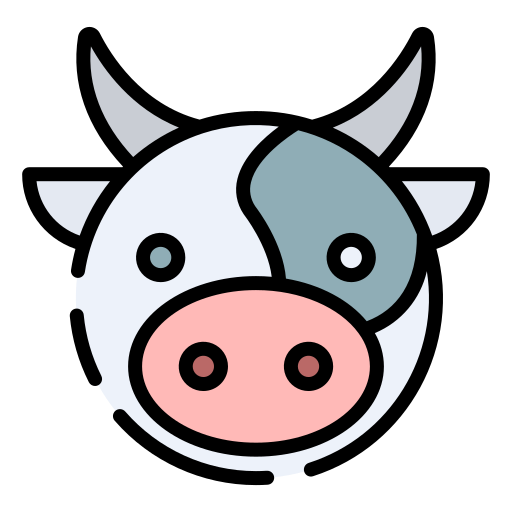 vaca Good Ware Lineal Color icono