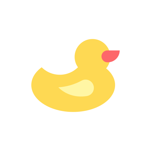 Rubber duck Good Ware Flat icon