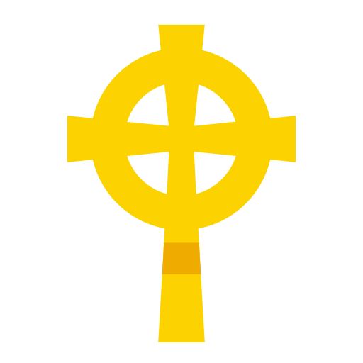 Celtic cross Good Ware Flat icon