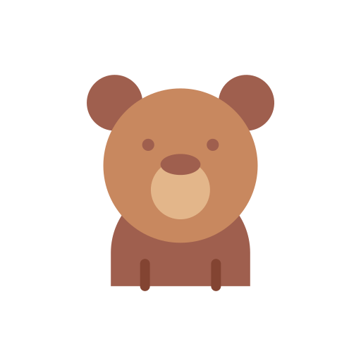 oso de peluche Good Ware Flat icono