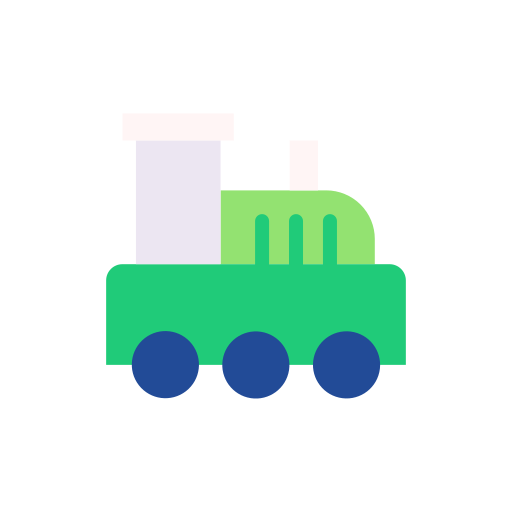 tren de juguete Good Ware Flat icono