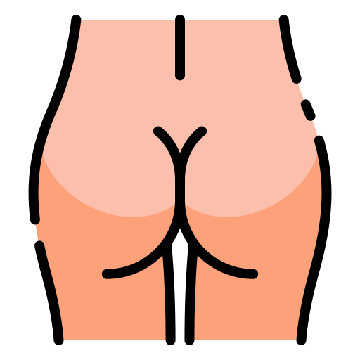 Buttocks Good Ware Lineal Color icon