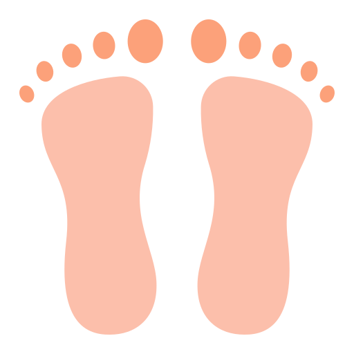 Feet Good Ware Flat icon